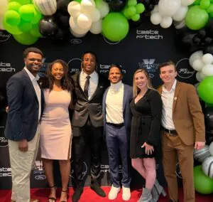 Attending Taste for Tech, supporting JReid InDeed founded by Chiefs Safety, Justin Reid